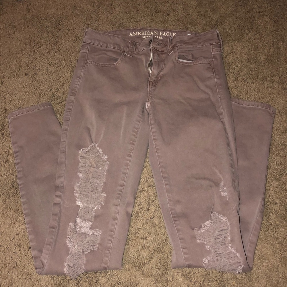 Light pink AEO jeans